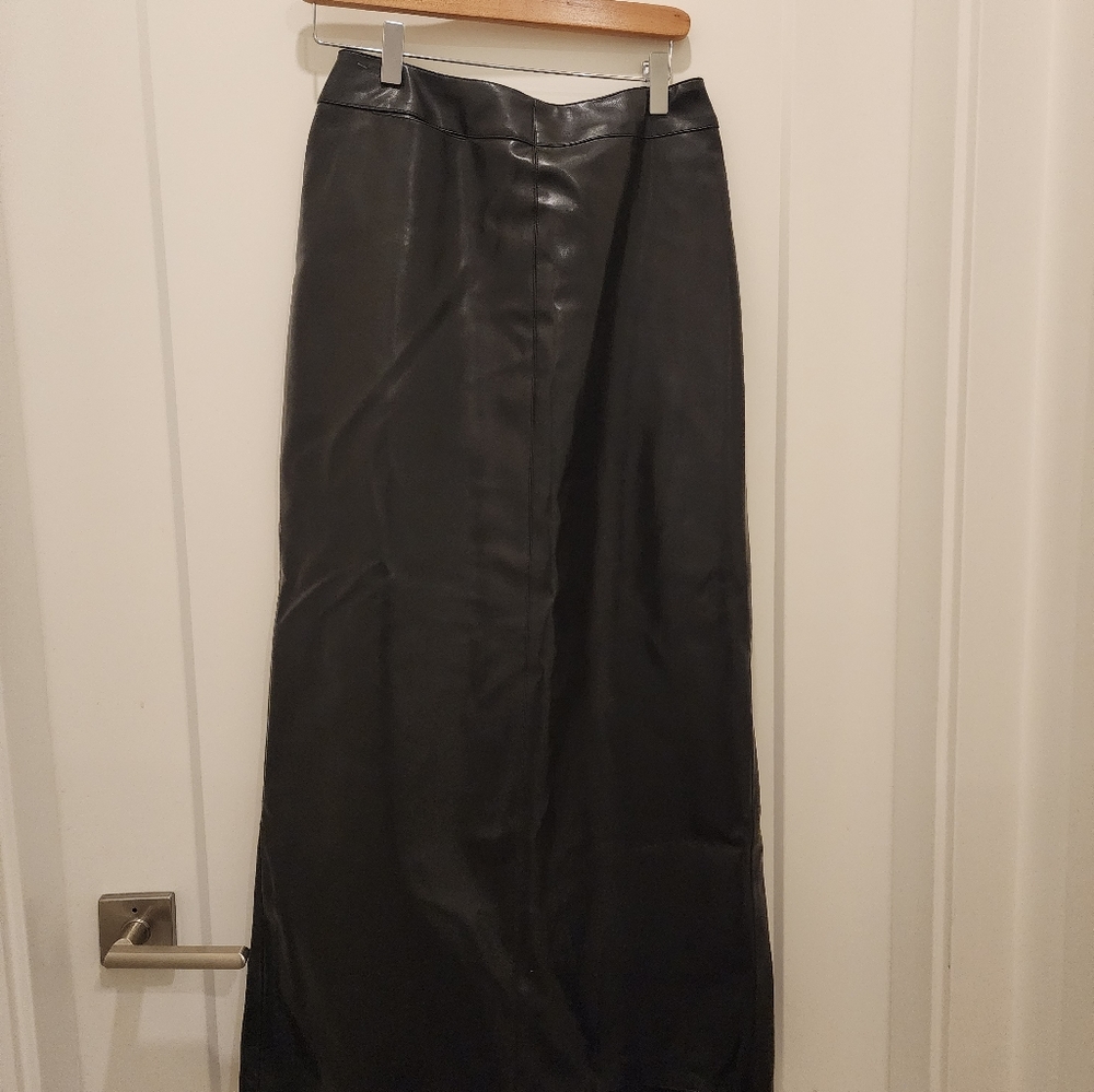 Vintage 3/4 leather skirt